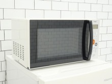ツインバード製2017年式中古電子レンジ　MW-T17