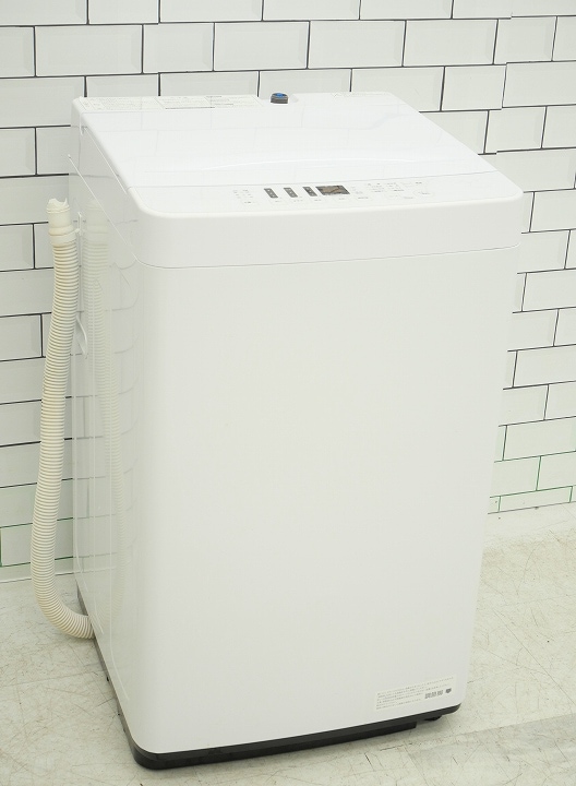 アマダナ 2022年製 全自動洗濯機 5.5kg AT-WM5511-WH ホワイト/白色