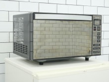 アイリスオーヤマ製2018年式中古フラット型電子レンジ　IMB-FM1803-B