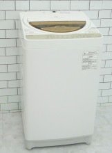 東芝製2017年式7kg中古全自動洗濯機　AW-7G5