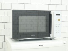山善製2023年式中古フラット型電子レンジ　NERW-F018(W)