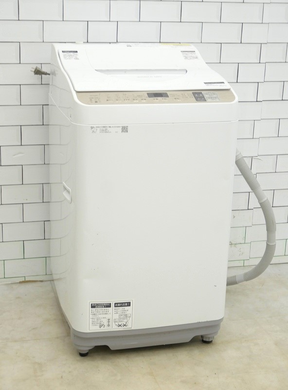 SHARP 洗濯乾燥機 2019年 5.5/3.5kg ES-T5CBK-N SHARP 洗濯乾燥機 2019年 5.5/3.5kg ES-T5CBK-N シャープ SHARP 縦型