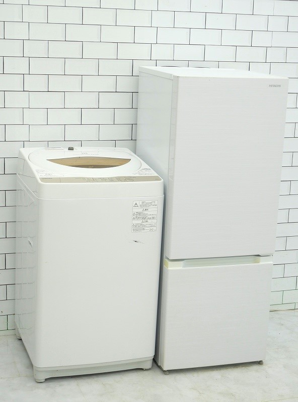 冷蔵庫154L 洗濯機5kgセット