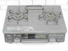 パロマ製都市ガス中古ガステーブル2018年式　IC-N86KB-L