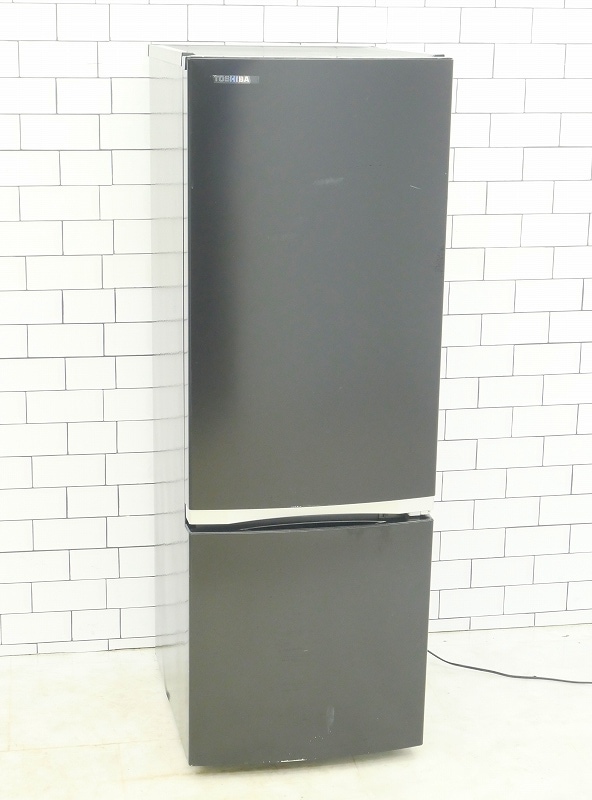 東芝 冷蔵庫 黒 170L GR-S17BS