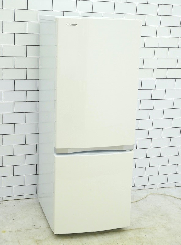 東芝製2019年式153L中古冷凍冷蔵庫 GR-P15BS(W) 