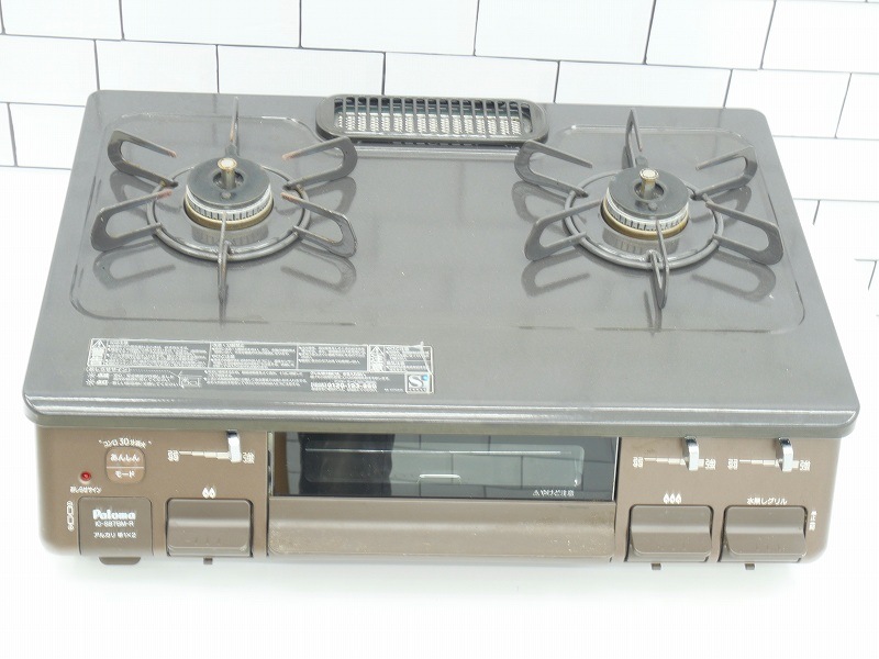 リンナイ ガステーブル DCM01BEL 都市ガス用 2018年製 ガスコンロ 左