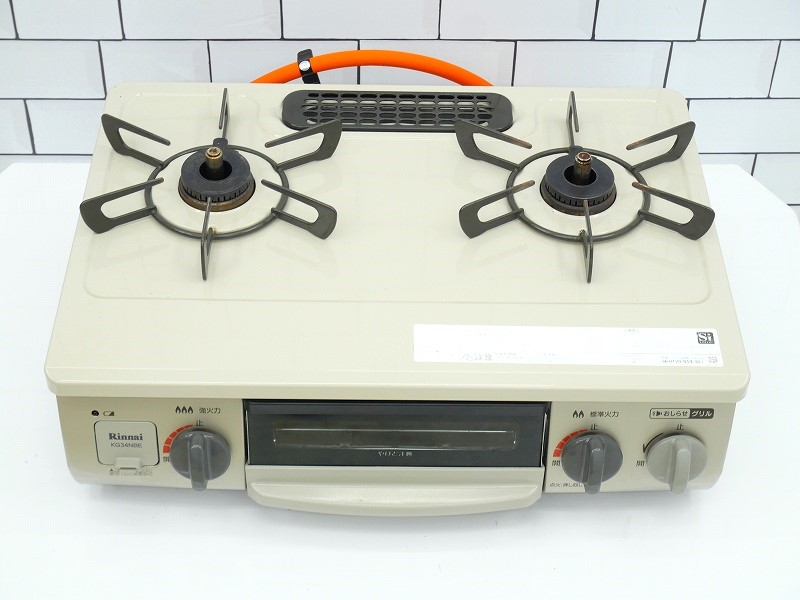 リンナイ製/LPガス中古ガステーブル2020年式 RT34NJH 