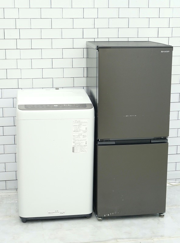 152L、6kg◇21年、21年◇シャープ、パナソニック製◇（冷蔵庫、洗濯機  