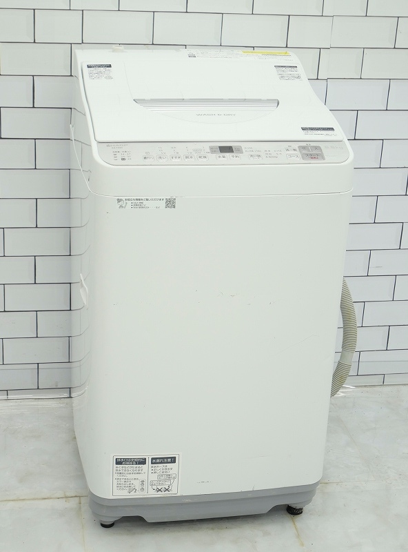シャープ 5.5kg洗濯乾燥機 2019年製 ES-TX5C-S
