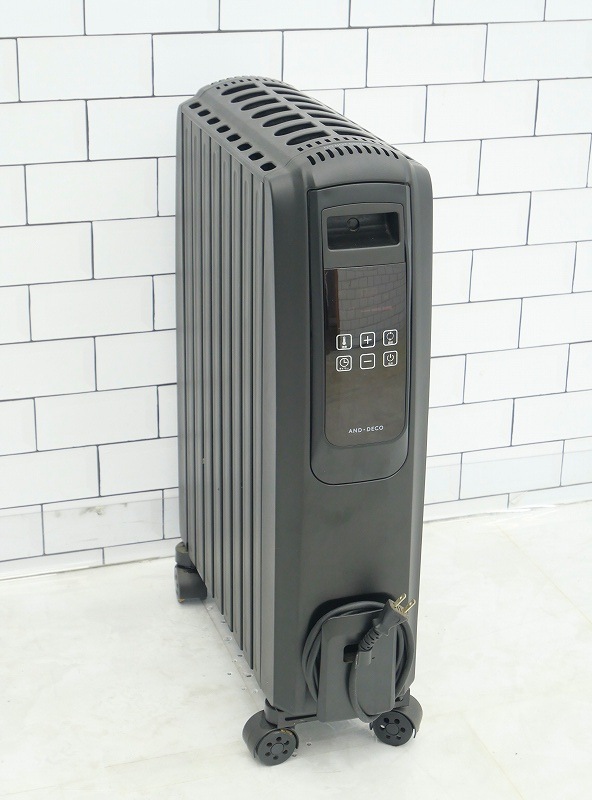 モダンデコ製 年式不明中古オイルヒーター ZZ001-BK