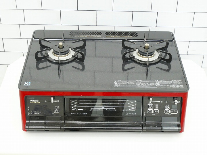 【リサイクルサービス八光　安心の3か月保証　配達・設置OK】パロマ IC-N86KB-L ガステーブルコンロ LPガス用 左強火タイプ リサイクルサービス八光 安心の3か月保証 配達・設置OK】パロマ IC-N86KB-