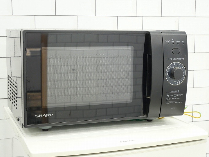 シャープ製2023年式中古フラット型電子レンジ RE-T171-B