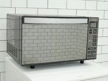 アイリスオーヤマ製2021年式中古フラット型電子レンジ　MO-FM1804-B