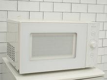 山善製2021年式中古フラット型電子レンジ　YRL-F180(W)