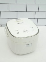 シャープ製2023年式中古炊飯器0.54L（3合）　KS-CF05B-W