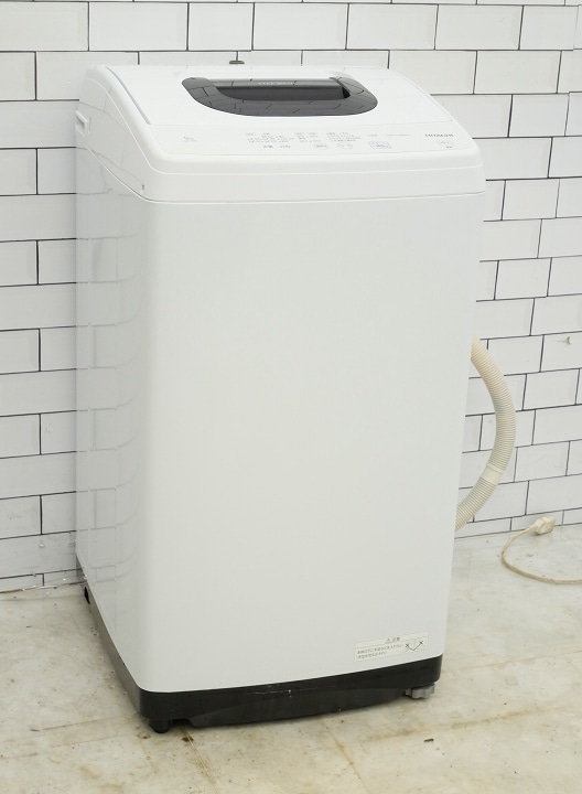 日立製2022年式5kg中古全自動洗濯機 NW-50G