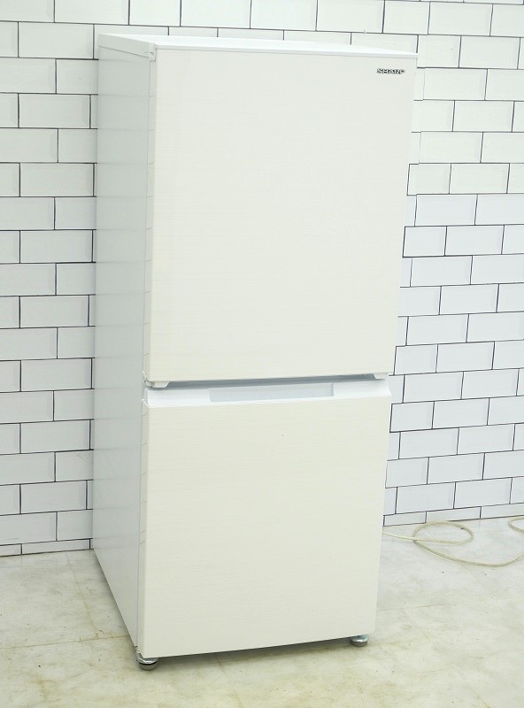 冷凍冷蔵庫 シャープ 2021年式 SHARP SJ-D156-W ホワイト冷蔵庫 2021年