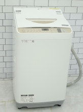 シャープ製2019年式5.5kg中古洗濯乾燥機　ES-T5CBK-N
