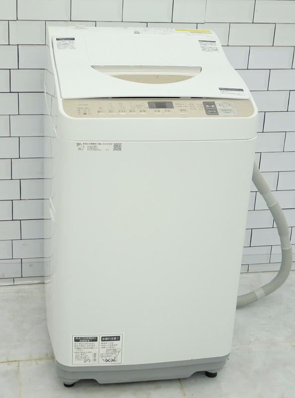 シャープ製2019年式5.5kg中古洗濯乾燥機 ES-T5CBK-N