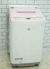 シャープ製2016年式5.5kg中古洗濯乾燥機　ES-T5E3-KP