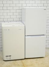 152L、4.5kg◆22年、22年◆シャープ、シャープ製◆（冷蔵庫、洗濯機）中古家電2点セット