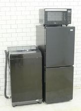 148L、6kg/21年、22年、20年/Haier、ニトリ、Haier製/（冷蔵庫、洗濯機、電子レンジ）中古家電3点セット