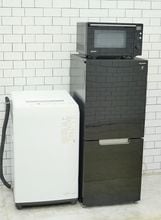 152L、4.5kg/21年、21年、20年製/シャープ、東芝、シャープ製/（冷蔵庫、洗濯機、フラット型電子レンジ）中古家電3点セット