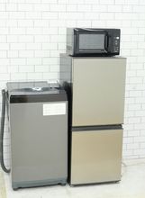 135L、6kg/23年、22年、23年/アクア、ニトリ、山善製/（冷蔵庫、洗濯機、電子レンジ）中古家電3点セット