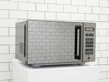 山善製2024年式中古フラット型電子レンジ　PPRV-F230V-BK