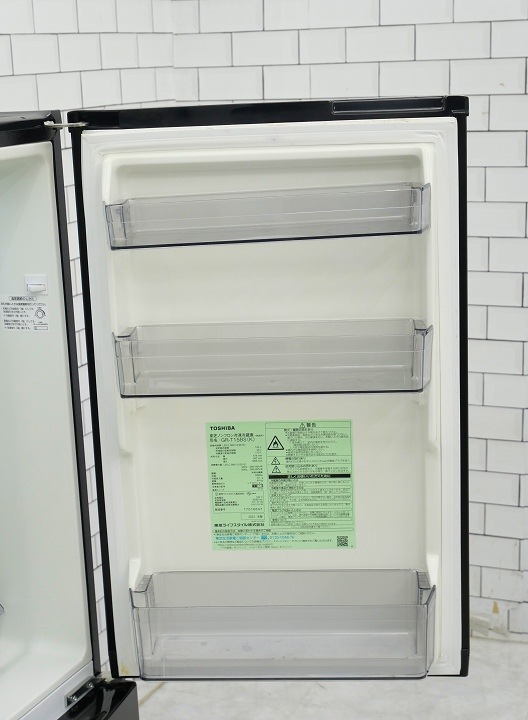 東芝製2022年式153L中古冷凍冷蔵庫 GR-T15BS(K)