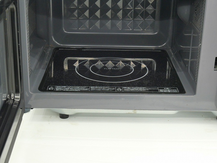 東芝製2020年式中古フラット型電子レンジ ER-SM17(W)
