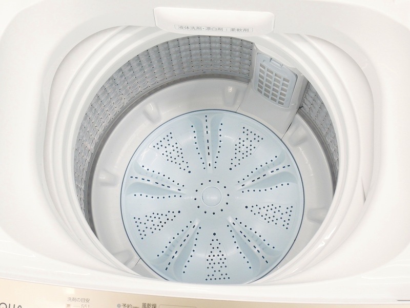 アクア製2022年製7kg中古全自動洗濯機 AQW-S7MBK