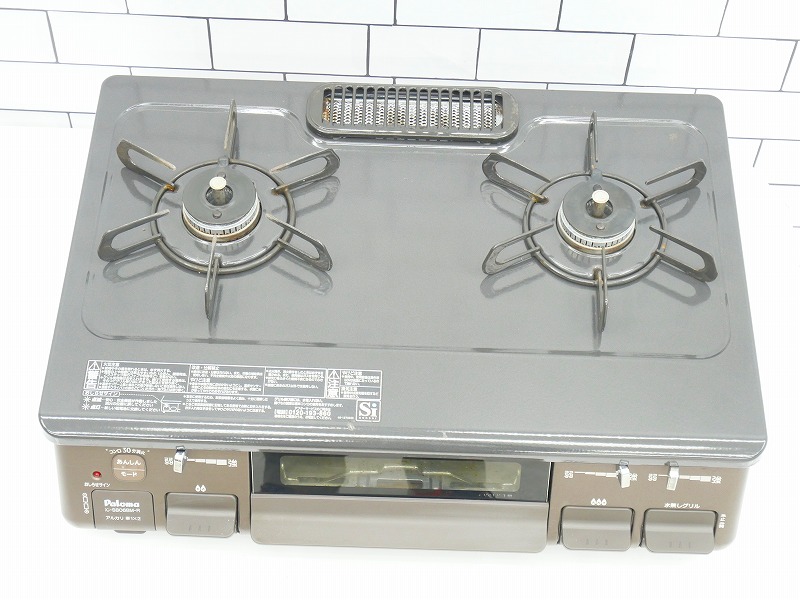 O2410-249 パロマ ガスコンロ IC-S806BM-2R 2022年製 LPガス用 動作