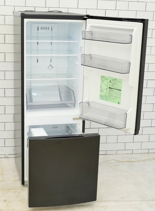 東芝製2022年式153L中古冷凍冷蔵庫 GR-T15BS(K)