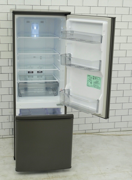 三菱製2021年式168L中古冷凍冷蔵庫 MR-P17F-H