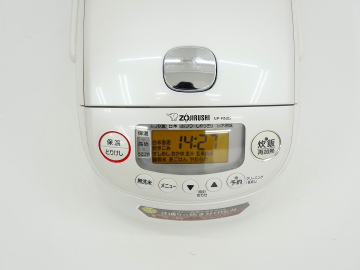象印製2021年式中古圧力IH炊飯器0.54L（3合） NP-RN05