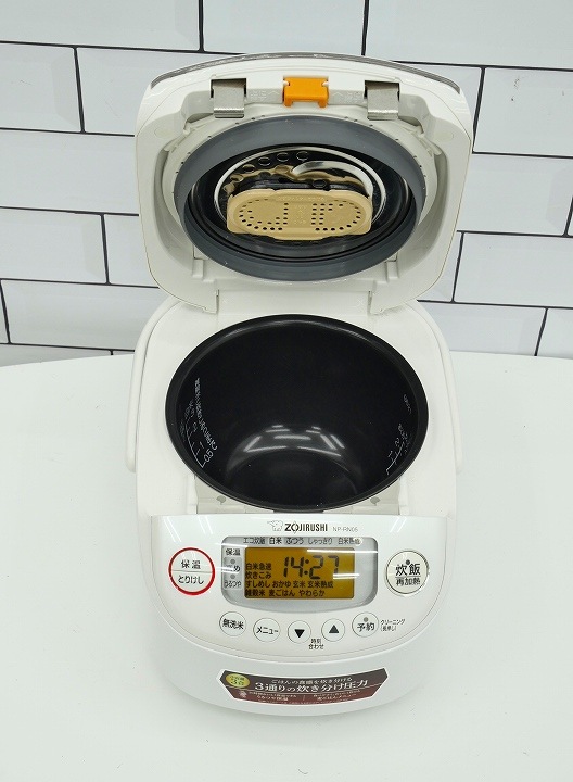象印製2021年式中古圧力IH炊飯器0.54L（3合） NP-RN05