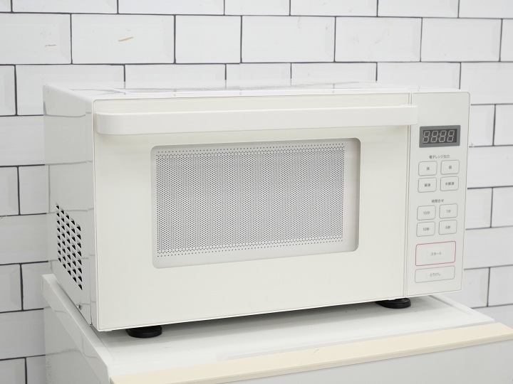 無印良品製2021年式中古フラット型電子レンジ MJ-SER18A