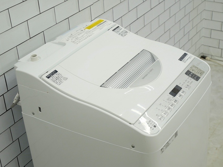 ◆送料込み◆SHARP 電気洗濯乾燥機 ES-TX5D-S 2020年製 洗濯5.5kg 乾燥3.5kg 全自動洗濯乾燥機 シャープ ES-TX5D-S 2020
