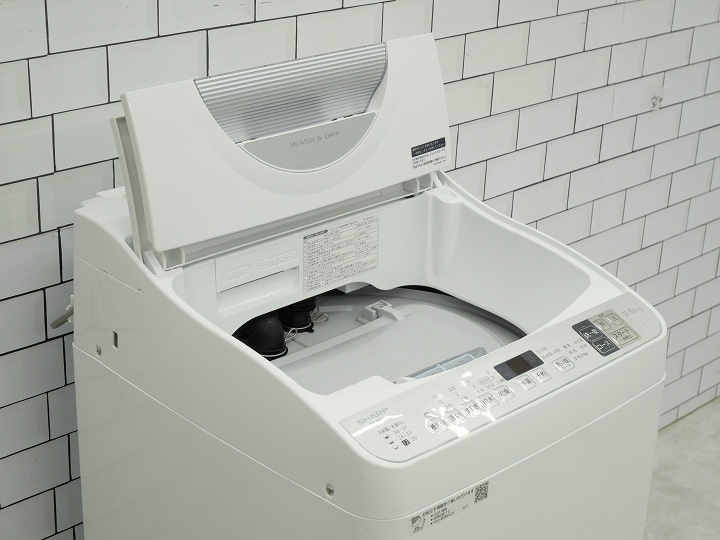 シャープ製2020年式5.5kg中古洗濯乾燥機 ES-TX5D-S