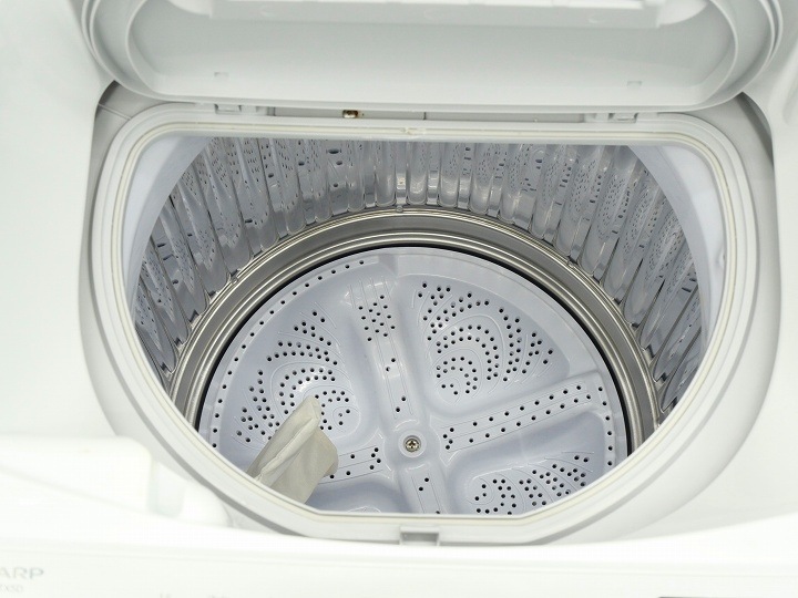 ◆送料込み◆SHARP 電気洗濯乾燥機 ES-TX5D-S 2020年製 中古 洗濯5.5kg 乾燥3.5kg 全自動洗濯乾燥機 シャープ ES-TX5D-S