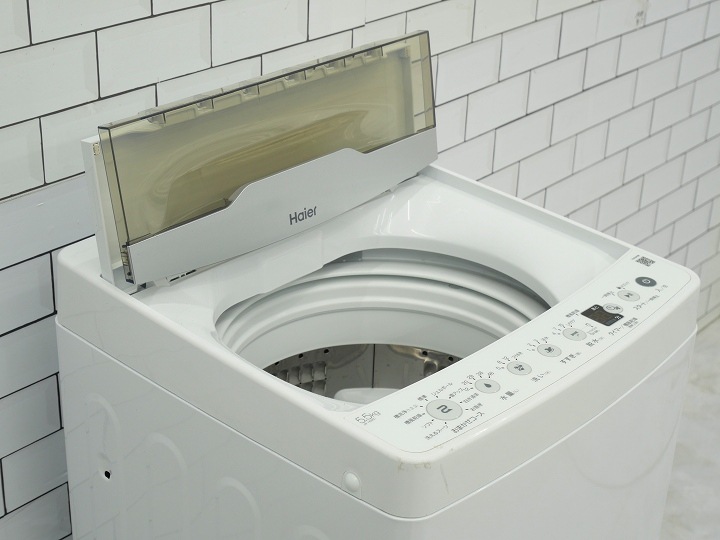 Haier製2025年式5.5kg中古全自動洗濯機 JW-HS55C