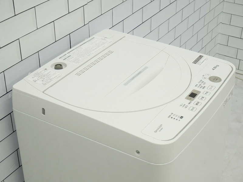 S120 SHARP 洗濯機 （4.5㎏）22年製 ES-GE4F-C 動作確認済 