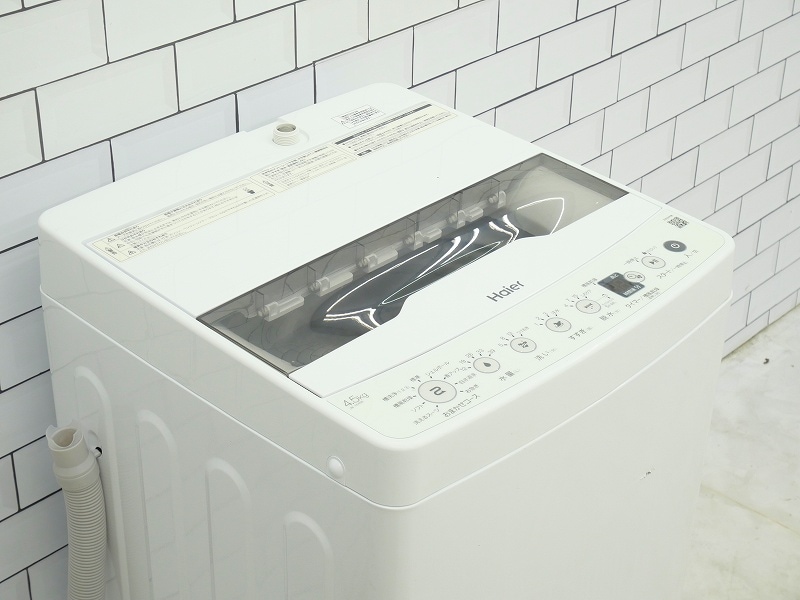 Haier製2023年式4.5kg中古全自動洗濯機 JW-HS45B