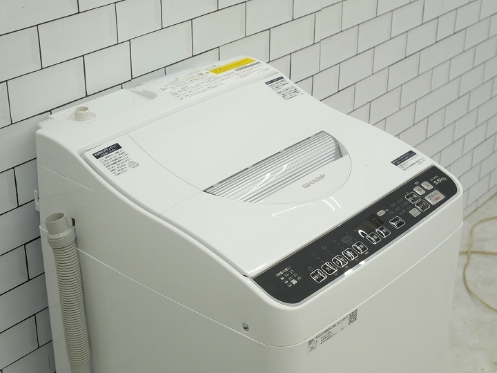 シャープ製2020年式5.5kg中古洗濯乾燥機 ES-TX5DJ-W