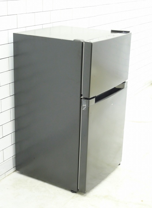 RKGRE-565】特価！オーヤマ/87L 2ドア冷凍冷蔵庫/PRC-B092D-W/中古品