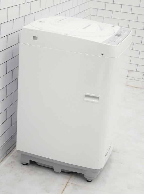 RKGSE-751】特価！シャープ/SHARP/7kg/全自動洗濯機/ES-GE7D-W/中古