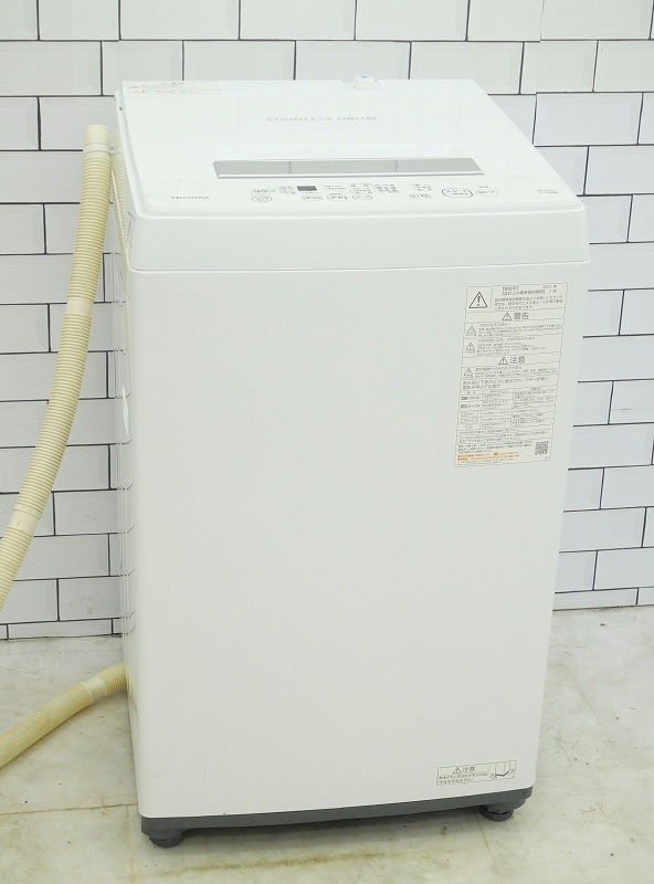 【美品】TOSHIBA　全自動電気洗濯機　AW-45M9　2021年製　D TOSHIBA ◇ 東芝 4.5kg 全自動 洗濯機 AW-45M9 ◇ 2021年製