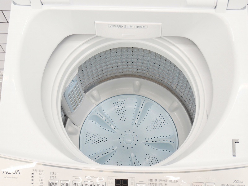 アクア製2022年製7kg中古全自動洗濯機 AQW-P7NJ 